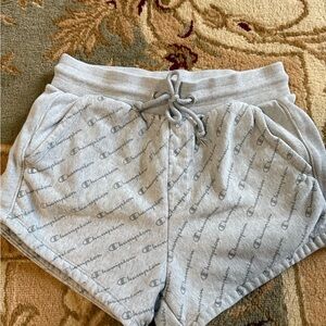 Champion Heather Gray Sweatshirt Shorts